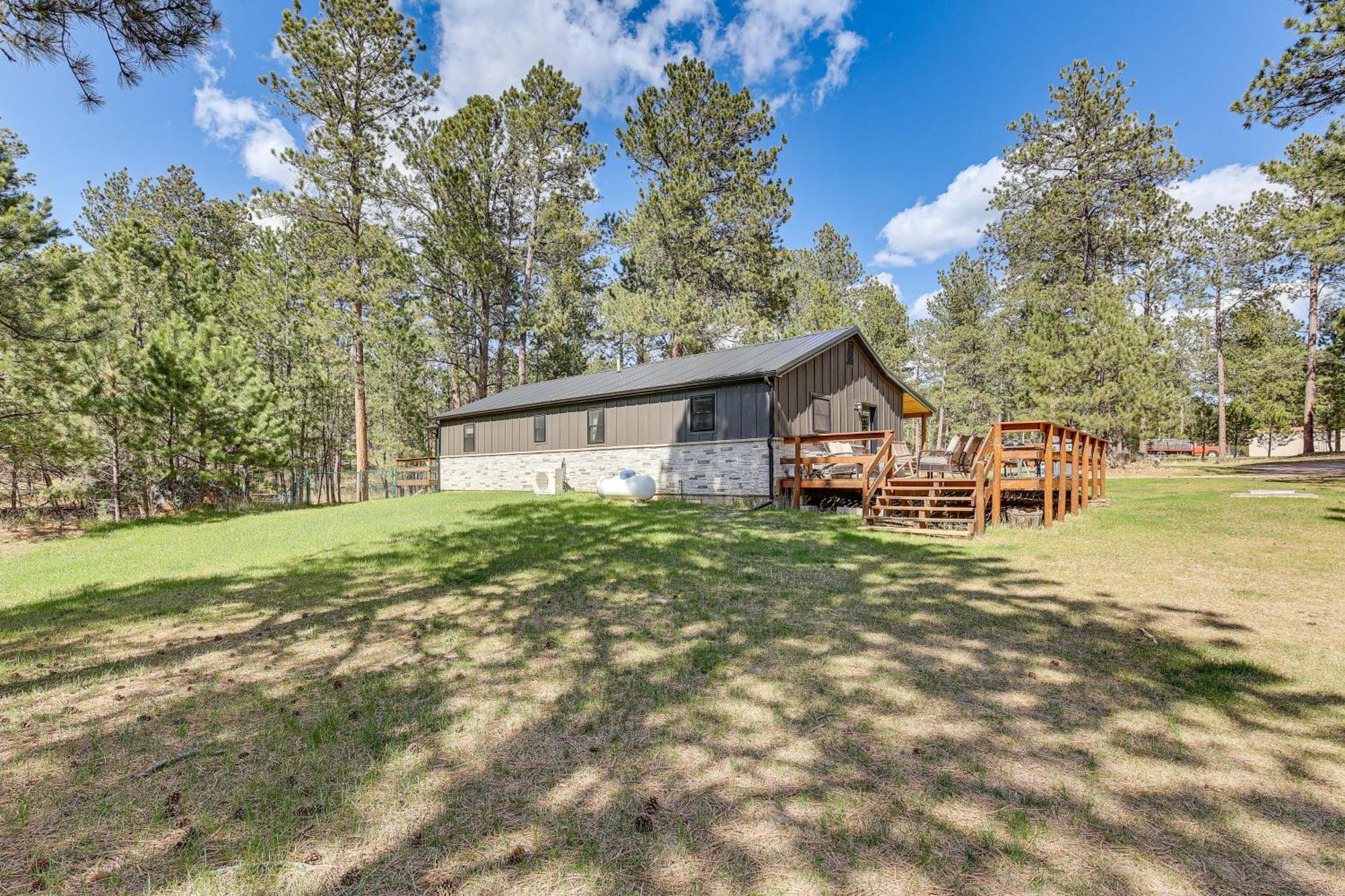 Private Black Hills Home With Corral Horses Welcome Custer Exterior photo