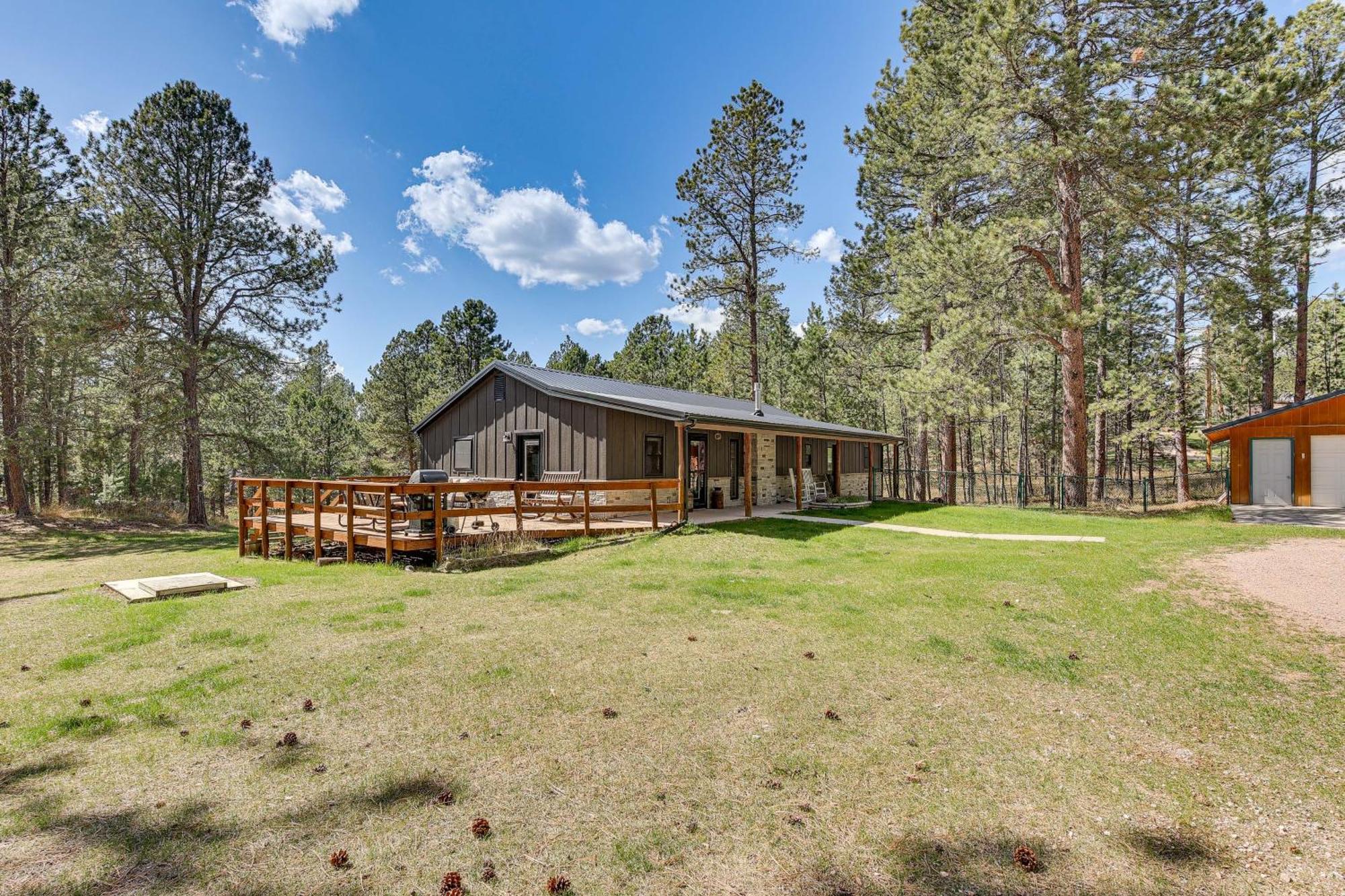 Private Black Hills Home With Corral Horses Welcome Custer Exterior photo